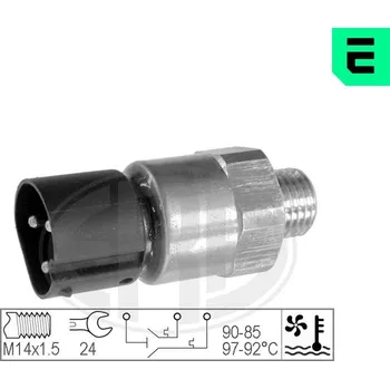 Klimatizace automobilu Teplotní spínač, větrák chladiče ERA 330208