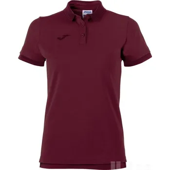 Míčový sport Dámská polokošile JOMA BALI II, barva vínová, velikost 2XS