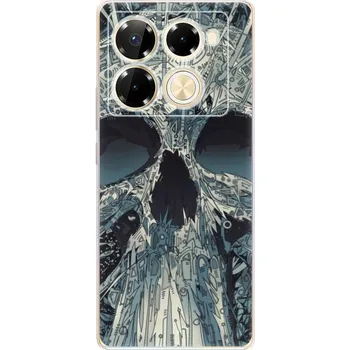 Pouzdro na mobilní telefon Odolné silikonové pouzdro iSaprio - Abstract Skull - Infinix Note 40 PRO / Note 40 PRO+ 5G