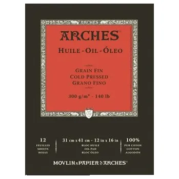 Blok Blok na olejomalbu Arches cold press, 31x41cm 100% bavlna (Blok na olejomalbu Arches cold press, 31x41cm 100% bavlna)