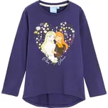 Frozen (Ledové království) Dívčí TRIKO FROZEN dlouhý rukáv (tmavě fialové) Velikost: 5