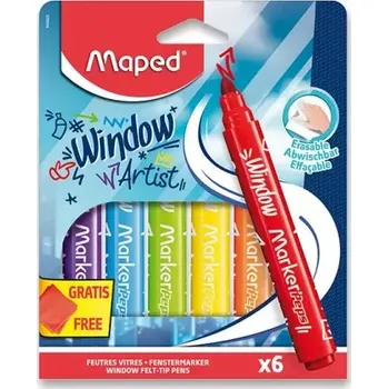 Dětské fixy Maped Window – na sklo