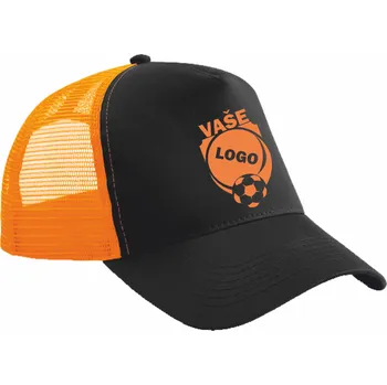 ON-DESIGN Klubová kšiltovka Snapback Trucker Barva: oranžová-černá