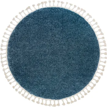 Koberec Kusový koberec Berber 9000 blue kruh Kruh Ø 160 cm