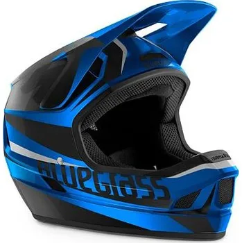 Cyklistická přilba BLUEGRASS přilba LEGIT modrá/černá metalická Velikost: 58-60cm