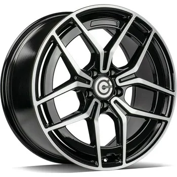 Alu kolo Carbonado Alu Kola Carbonado STYLISH 7.5x18 5x112 ET44 Black Front Polished 66.6