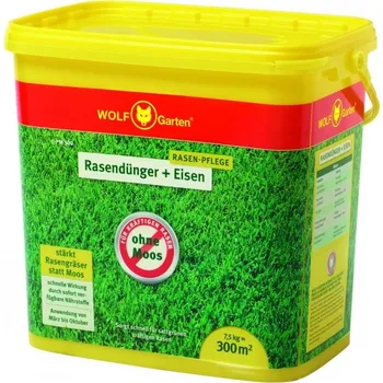 Hnojivo WOLF-Garten LP-M 300 trávníkové hnojivo proti mechu 7,5 kg