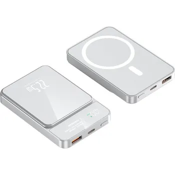 Powerbanka Powerbanka s Magsafe a displejem 10000 mAh - bílá