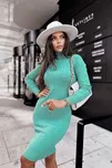 Svetrové šaty DREAMY zelená