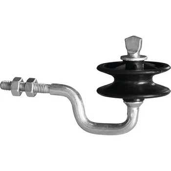 Ohradník Izolátor rohový distanční pro elektrický ohradník, se závitem M6 a maticemi