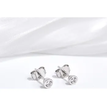 Módní doplněk Jan Kos jewellery Stříbrné náušnice MHT-2957/SW00