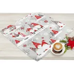 Bellatex Ubrus VÁNOCE 50x50 cm Skřítek