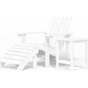 Zahradní židle VidaXL plast bílá