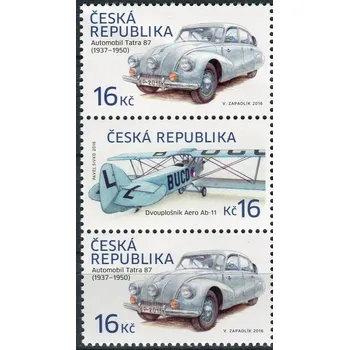 Poštovní známka Česká pošta (2016) Pof. 903 - 904 ** - Česká republika - Historické dopravní prostředky (6)