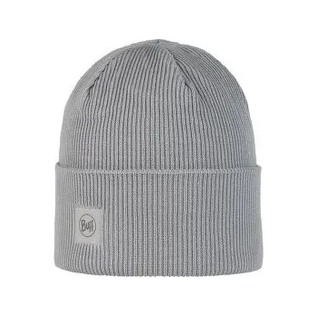 Čepice Buff Crossknit Beanie SOLID LIGHT GREY šedá