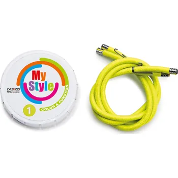 Jezdecká přilba CASCO Proužky MyStyle na helmy CASCO, 2 ks, yellow shiny L-XL