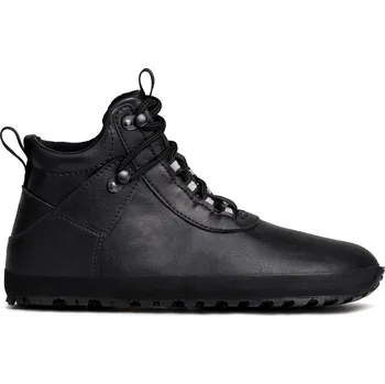 Pánská sportovní obuv Ahinsa kotníčkové trekové barefoot boty HIKER černé Velikost: 40