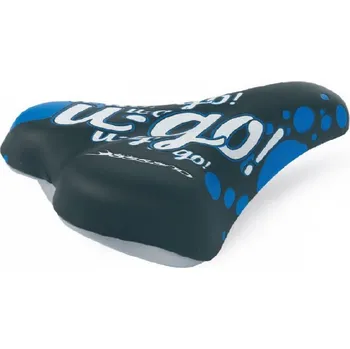 Sedlo na kolo selle bassano sedlo SEL.BASS. U-GO 16" blk/blue/wh
