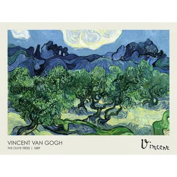 Plakát Plakát, Obraz - The Olive Trees (1889), Vincent van Gogh