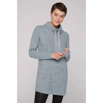 Dámské šaty Soccx ŠATY ST2409-7316-22 M, Šedá