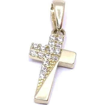 Přívěsek Diante Zlatý přívěsek kříž 59636706