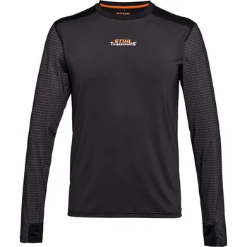 Funkční tričko s dlouhým rukávem TIMBERSPORTS STIHL (04213008952) (Černé funkční tričko s logem TIMBERSPORTS® na hrudi, které využijete na jakoukoli sportovní aktivitu.)