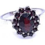 Český Granát Jan Kos jewellery Stříbrný prsten 12008445011.58