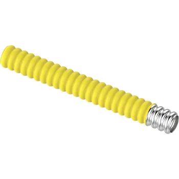 Kanalizační potrubí MERABELL GAS PROFI trubka DN25/0,3mm, 30m, v kole, vlnitá, s opláštěním, nerez ocel, žlutá