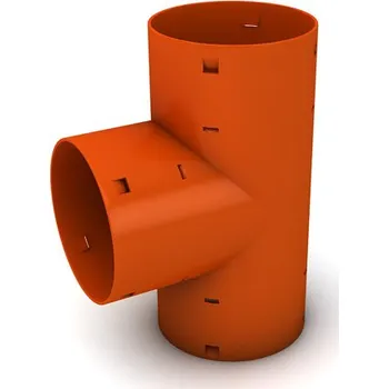 drenážní trubka MIDAS Odbočka drenážní (T-kus) 90° DN 100/80