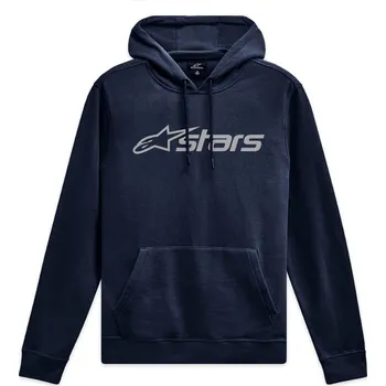 Pánská mikina Mikina blaze hoodie 3, alpinestars (modrá/šedá, vel. xl)