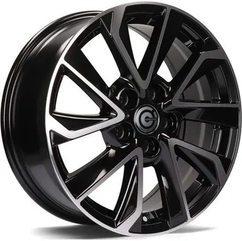 Alu kolo Carbonado Alu Kola Carbonado DYNASTY 7.5x18 5x114.3 ET40 Black Front Polished 73.1