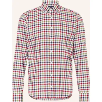 Pánská košile Strokesman's Pánská Flanelová Košile Regular Fit, tmavě...