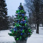Osvětlení stromečku 160 LED barevné, výška 2 m, Star Trading