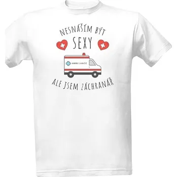Pánské tričko Tričko s potiskem Sexy záchranář pánské