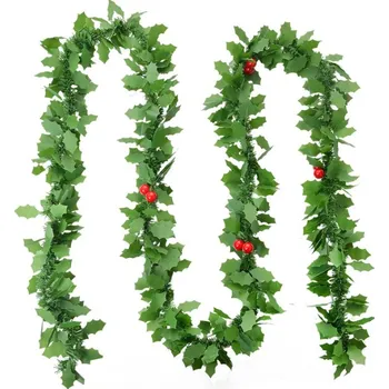Vánoční ozdoba Zelená vánoční girlanda Gerrieke – 200 cm