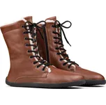 Ahinsa Shoes Dámské zimní boty Jaya Winter Comfort na zip hnědé 44