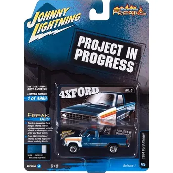 autíčko Ford Ranger 1984 1:64 - Johnny Lightning Ford Ranger - sběratelský model autá 1/64