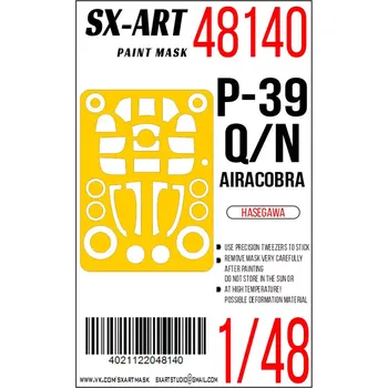 Plastikový model SX-ART 1/48 Paint mask P-39 Q/N Airacobra (HAS)