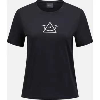 Dámské tričko TRIČKO PEAK PERFORMANCE W EXPLORE GRAPHIC TEE BLACK