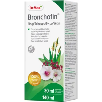 Lék na kašel, rýmu a nachlazení Dr. Max Bronchofin sirup 140 ml