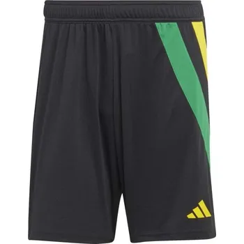 Pánské fotbalové kraťasy adidas FORTORE 23 SHORTS L Černá, Žlutá, Zelená