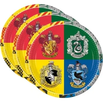 Party nádobí Papírové talířky Harry Potter 8 ks
