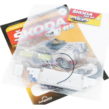 autíčko DeAgostini Škoda 130 RS 1:8 - časopis #28 se stavebnicí Škoda 130 RS 1:8 - časopis #28 se stavebnicí