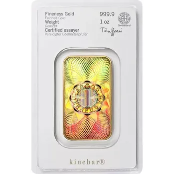 Heraeus 31,1g investiční zlatý slitek | Kinebar