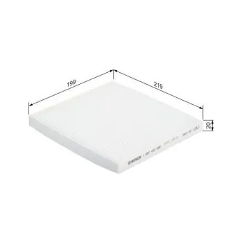 Kabinový filtr Kabinový filtr Toyota COROLLA limuzína (_E12_) Bosch - 1.4VVT-i, 1.6VVT-i, 1.4D-4D, 2.0D