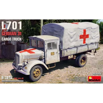 Plastikový model 1:35 L701 German 3t Cargo Truck (5x camo)