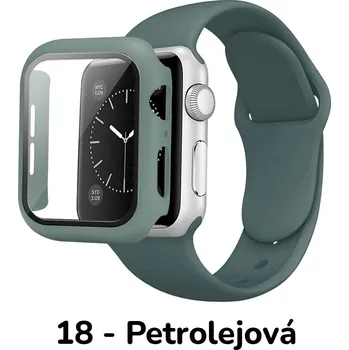 Příslušenství k chytrým hodinkám BPE Set 3v1 pro Apple Watch Velikost: 41mm, Barevná varianta: 18 - Petrolejová, Velikost řemínku: S/M (Pro obvod ruky 13-18 cm)