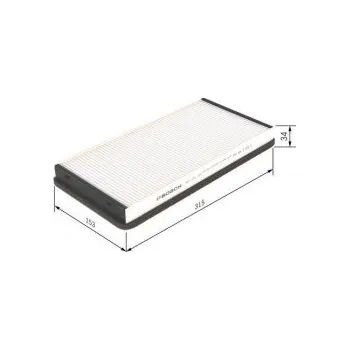 Kabinový filtr Kabinový filtr Porsche BOXSTER Spyder (987) Bosch - 3.4RS60, 3.4