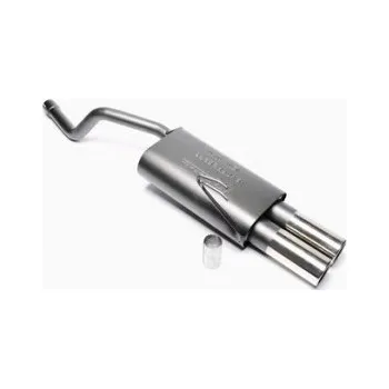 Tlumič výfuku Sportovní tlumič výfuku 2x76mm Fiat Punto II