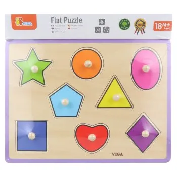 Dřevěná vkládačka - tvary